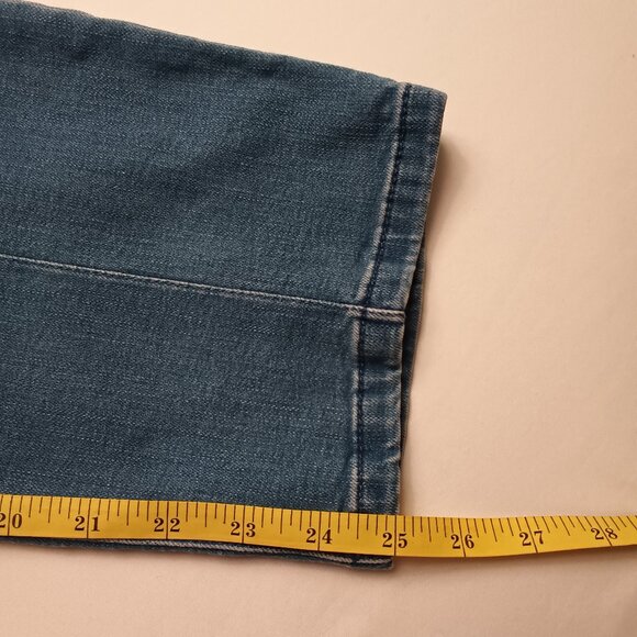 J.Jill Denim Jeans High Rise Slim Ankle Size 14P Medium Wash Center Seam - Picture 8 of 9